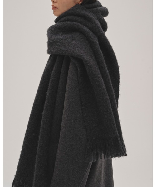 todayful Brashed Volume Stole グレー todayful Brashed Volume Stole グレー Brashed Volume Stole(FREE