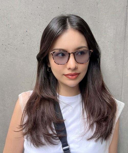 Futier land（フューティアランド）の「UV調光レンズメガネ（メガネ・レディース・ブラウン/クリア/ブラック・FREE）」の6枚目の写真