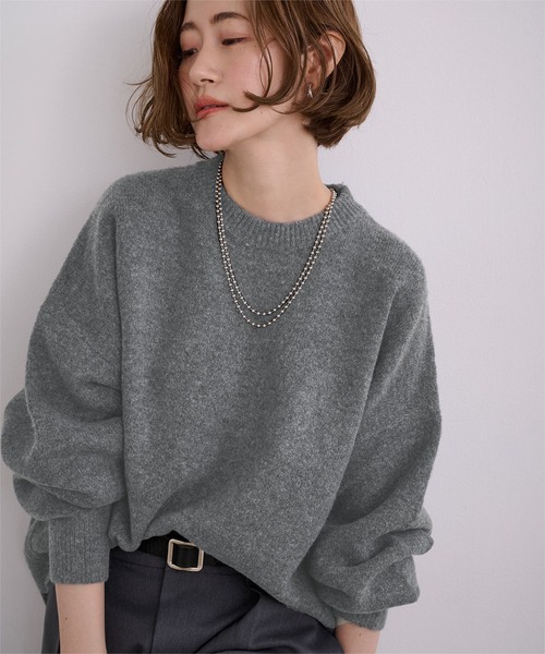 UR'S（ユアーズ）の「ヤクライククルーネックニット（ニット/セーター