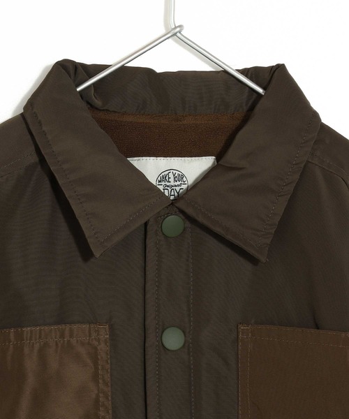 MAKE YOUR DAY（メイクユアデイ）の「バイカラージャケット■150.160cm（その他アウター・キッズ・ブラック/カーキ・150/160）」の10枚目の写真