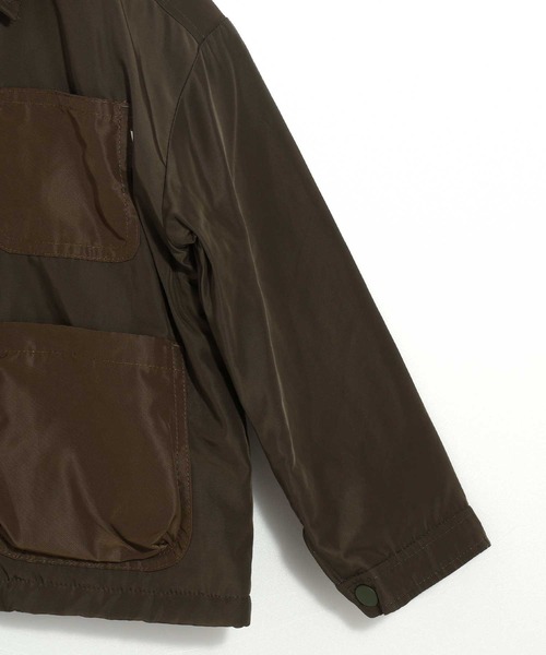 MAKE YOUR DAY（メイクユアデイ）の「バイカラージャケット■150.160cm（その他アウター・キッズ・ブラック/カーキ・150/160）」の13枚目の写真