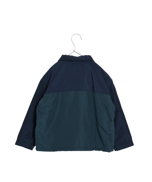 MAKE YOUR DAY（メイクユアデイ）の「バイカラージャケット■150.160cm（その他アウター・キッズ・ブラック/カーキ・150/160）」の6枚目の写真