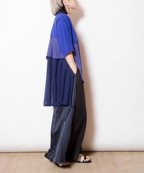 OSMOSIS - 最終sale⭐︎新品✦︎OSMOSIS❤︎カットソー❤︎アシンメトリー フリル バックフリルTシャツ | OSMOSIS loaf