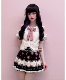 Ank Rouge（アンクルージュ）の「AFTERNOON TEA PRINT スカパン（その他パンツ）」