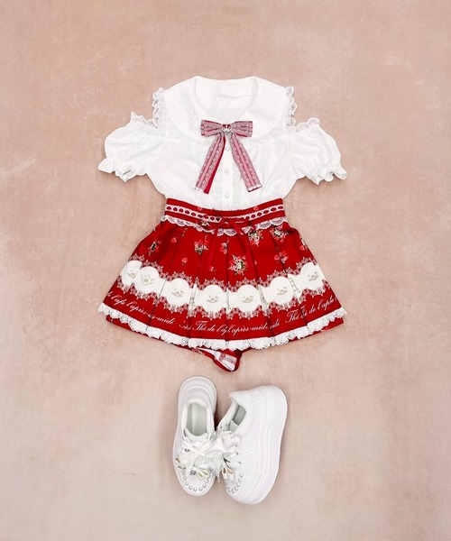 Ank Rouge（アンクルージュ）の「AFTERNOON TEA PRINT スカパン