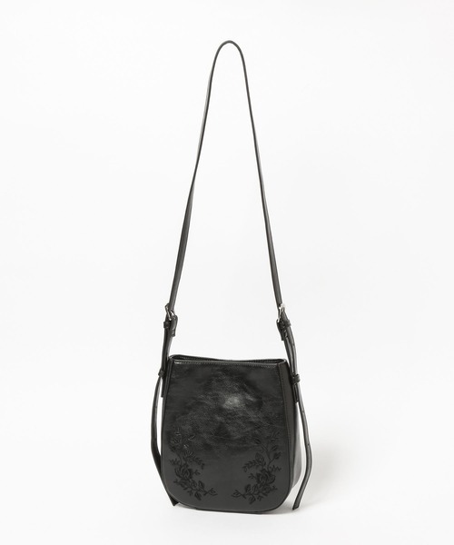 HARE（ハレ）の「シシュウミニショルダーバッグ(HARE)（ショルダーバッグ・レディース・ブラック/グリーン・FREE）」の10枚目の写真