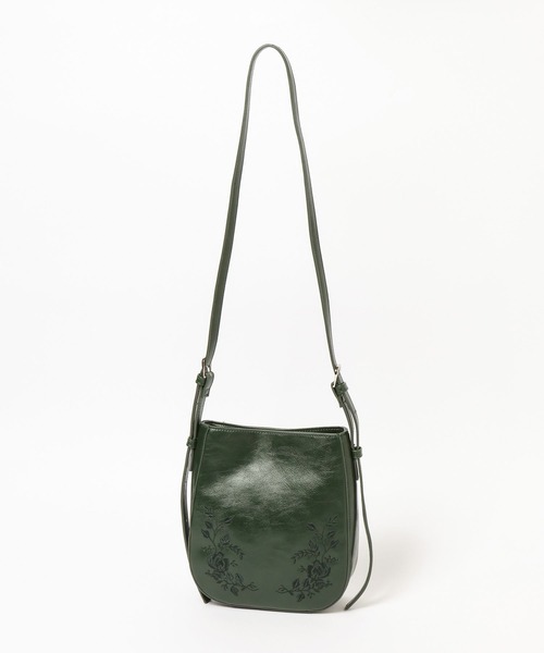 HARE（ハレ）の「シシュウミニショルダーバッグ(HARE)（ショルダーバッグ・レディース・ブラック/グリーン・FREE）」の11枚目の写真