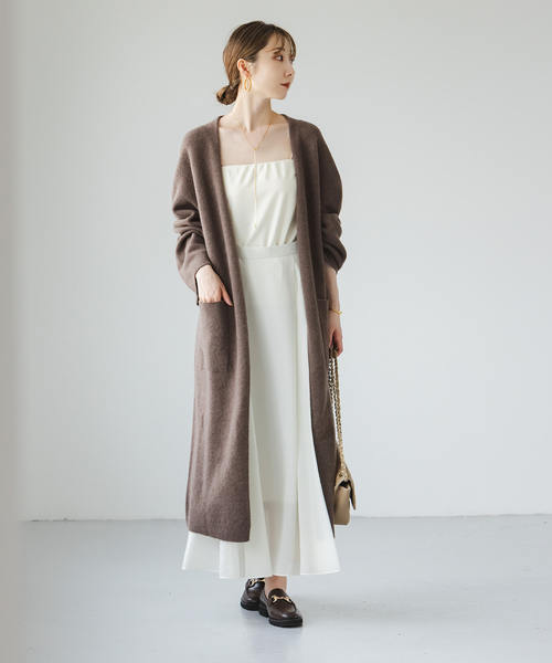 エアリーロングガウンカーディガン（カーディガン/ボレロ）｜NOBLE