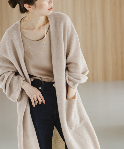 エアリーロングガウンカーディガン（カーディガン/ボレロ）｜NOBLE