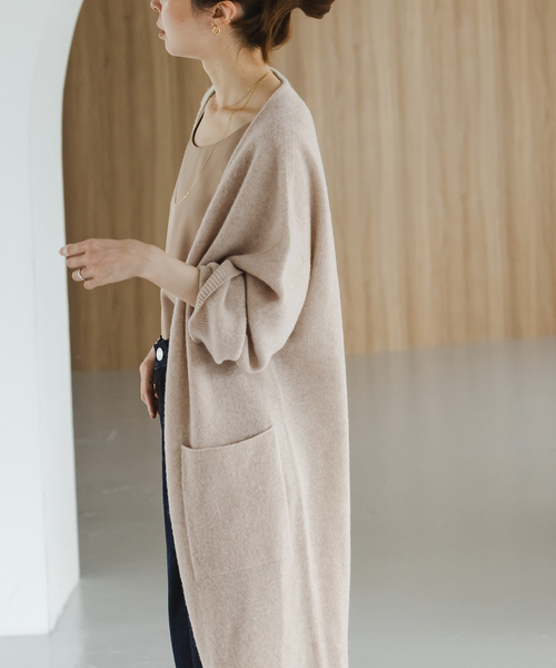 エアリーロングガウンカーディガン（カーディガン/ボレロ）｜NOBLE