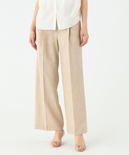 サマーグレンチェック タックワイドパンツ（その他パンツ