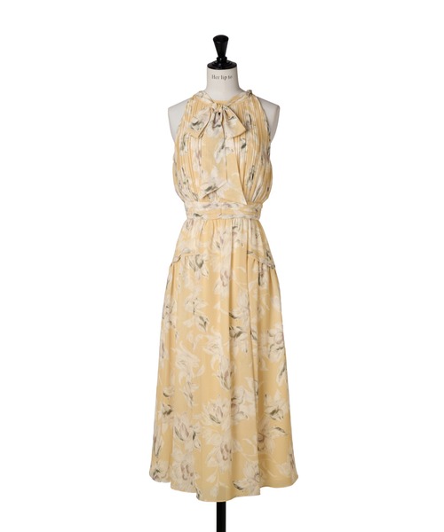 ワンピース Herlip to Lauris Chiffon Long Dress セール】Lauris Chiffon Long Dress（ワンピース）｜Her lip to（ハー