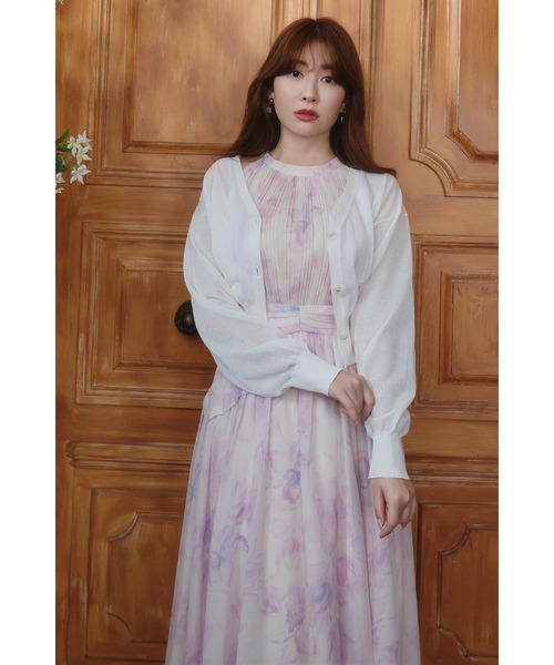 Lauris Chiffon Long Dress 新品 Lauris Chiffon Long Dress（ワンピース）｜Her lip to（ハー