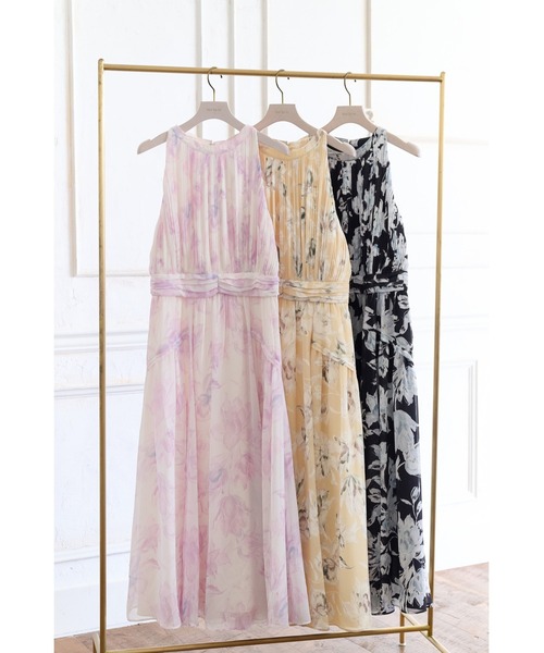 ワンピース herlipto Lauris Chiffon Long Dress Lauris Chiffon Long Dress（ワンピース）｜Her lip to（ハー