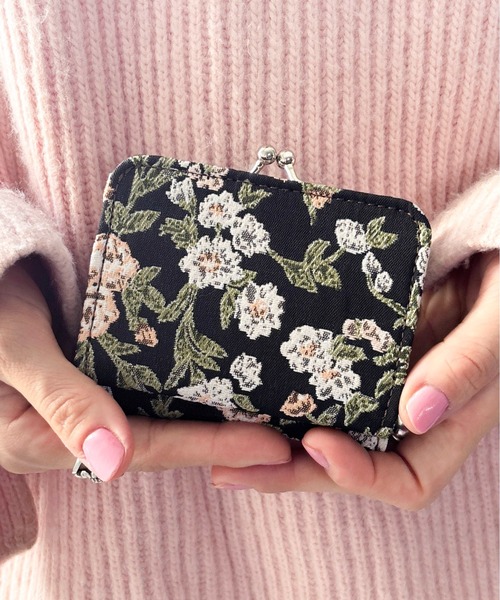 Casselini（キャセリーニ）の「Casselini(キャセリーニ)ジャガードウォレット（財布・レディース・サックスブルー/オレンジ/ブラック/ベージュ/グレー/ピンク・FREE）」の10枚目の写真