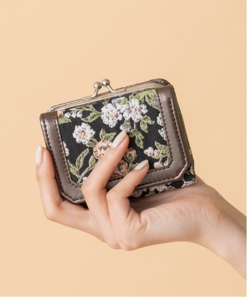 Casselini（キャセリーニ）の「Casselini(キャセリーニ)ジャガードウォレット（財布・レディース・サックスブルー/オレンジ/ブラック/ベージュ/グレー/ピンク・FREE）」の12枚目の写真