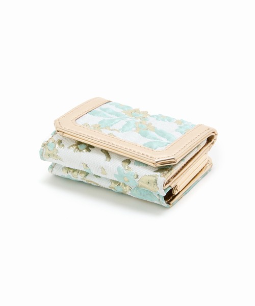 Casselini（キャセリーニ）の「Casselini(キャセリーニ)ジャガードウォレット（財布・レディース・サックスブルー/オレンジ/ブラック/ベージュ/グレー/ピンク・FREE）」の20枚目の写真