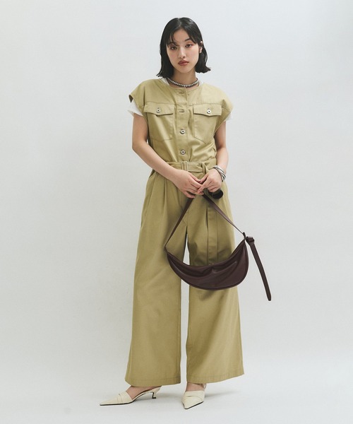 ADAM ET ROPE'（アダムエロペ）の「【一部WEB限定カラー】ムスビミニショルダーバッグ（ショルダーバッグ・レディース・カーキ/ブラック/ワイン/ホワイト系その他・FREE）」の14枚目の写真