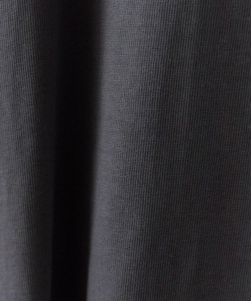 Theater code(シアターコード)の「Basic Mock Neck Design T-Shirt / ベーシック モックネックデザインTシャツ(Tシャツ/カットソー・メンズ・ブラック/アッシュグレー/ホワイト/カーキ/ダークグレー・M/L)」の16枚目の写真