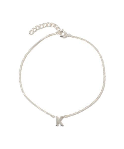 BEAMS BOY（ビームスボーイ）の「【1/15再値下げ】シルバー 925 イニシャル ブレス（ブレスレット・レディース・Y/H/A/M/K/R/S・ONE SIZE）」の3枚目の写真