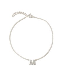 BEAMS BOY | 【1/15再値下げ】シルバー 925 イニシャル ブレス(ブレスレット)