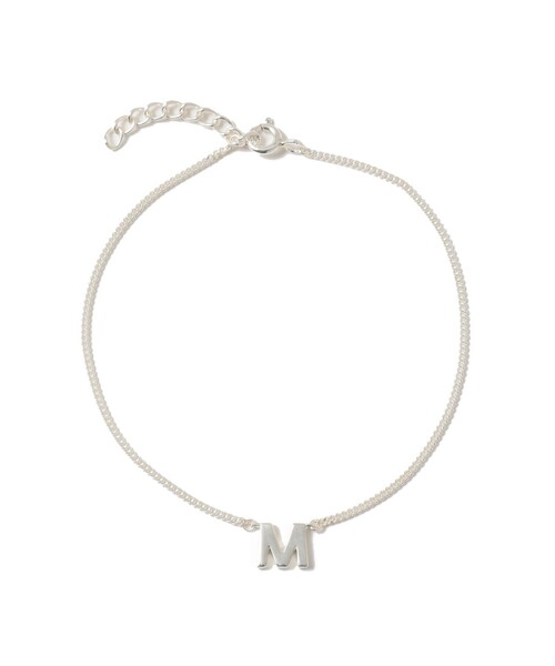 BEAMS BOY（ビームスボーイ）の「【1/15再値下げ】シルバー 925 イニシャル ブレス（ブレスレット・レディース・Y/H/A/M/K/R/S・ONE SIZE）」の4枚目の写真