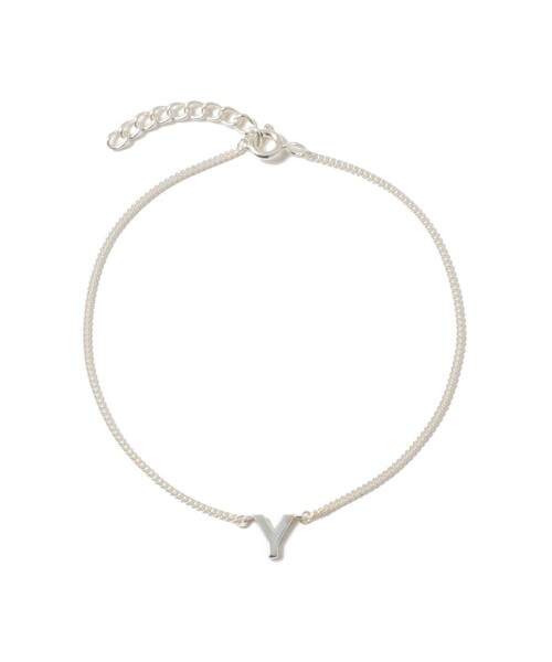 BEAMS BOY（ビームスボーイ）の「【1/15再値下げ】シルバー 925 イニシャル ブレス（ブレスレット・レディース・Y/H/A/M/K/R/S・ONE SIZE）」の7枚目の写真