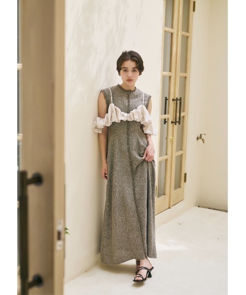 【NOTRE emor】 shell silhouette bustier shell silhouette bustier（ワンピース）｜NOTREemor