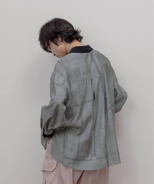 Eimee Law（エイミーロウ）の「パッチワークデニムptシャツ（シャツ 