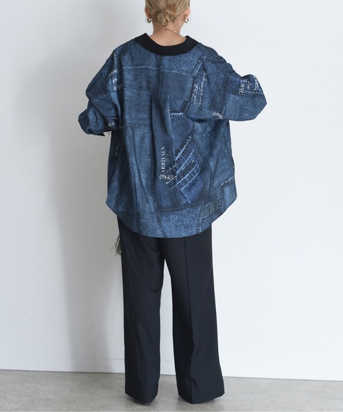 パッチワークデニムptシャツ Eimee Law│Eimee Law & LHELBIE