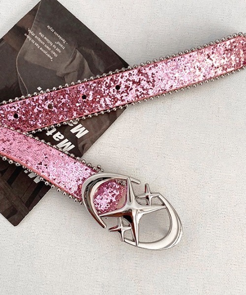 セール】グリッターラメキラキラベルト（ベルト）｜SHEENA（シーナ）の