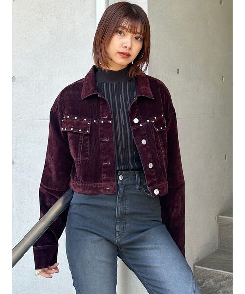 セール】【セットアップ対応】フロッキーデニムジャケット（デニム