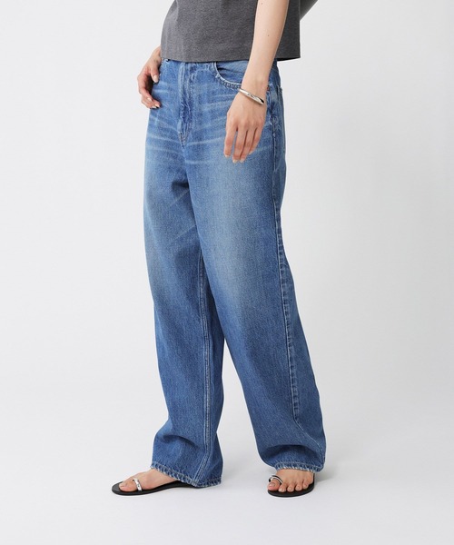 RED CARD TOKYO（レッドカード）の「【RED CARD】Dakota（デニムパンツ・レディース・ホワイト/ブルー・25/24）」の13枚目の写真