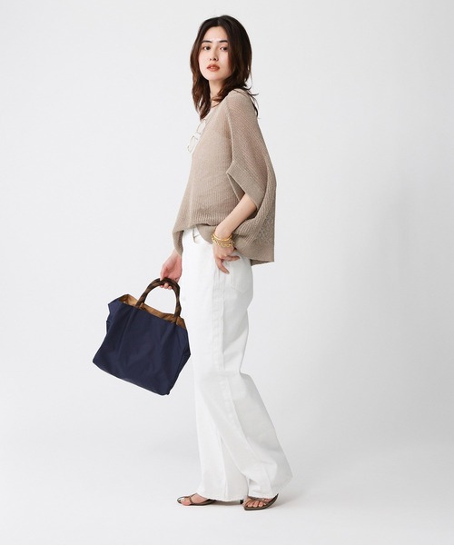 RED CARD TOKYO（レッドカード）の「【RED CARD】Dakota（デニムパンツ・レディース・ホワイト/ブルー・25/24）」の4枚目の写真