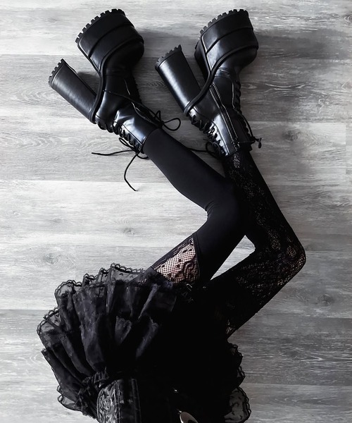 厚底レースアップブーツ Charla Tedrick│Jeffrey Campbell OFFICIAL