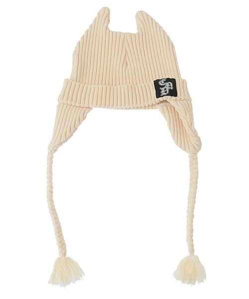 Candy Stripper（キャンディストリッパー）の「CND DEVIL ビーニー（ニットキャップ/ビーニー・レディース・アイボリー/ブラック・FREE）」の14枚目の写真