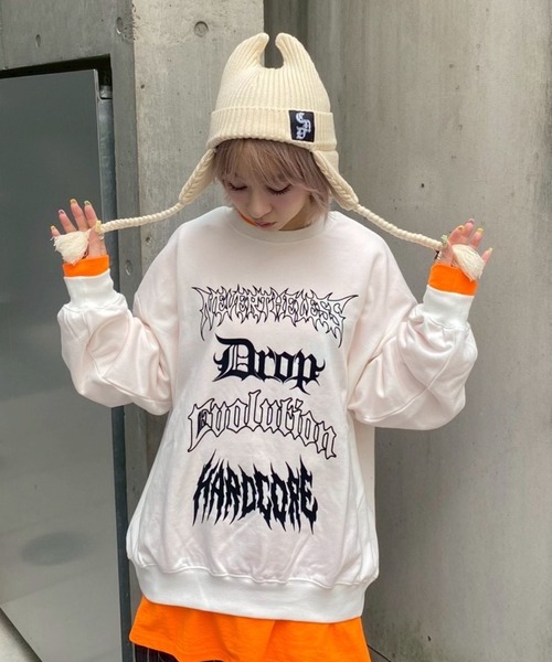 Candy Stripper(キャンディストリッパー)の「CND DEVIL ビーニー(ニットキャップ/ビーニー・レディース・アイボリー/ブラック・FREE)」の21枚目の写真