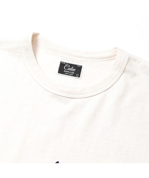 CALEE(キャリー)の「BINDER NECK CAL GIRL VINTAGE TEE(Tシャツ/カットソー・メンズ・ミント/ブラック/ホワイト・LARGE/MEDIUM/X-LARGE)」の5枚目の写真