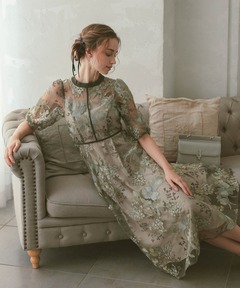 ワンピース Ameri vintage RILEY HOROSCOPE DRESS Ameri（アメリ）の「RILEY HOROSCOPE DRESS（ワンピース）」 - WEAR