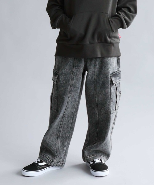Mac-House(マックハウス)の「Simplify デニムカーゴパンツ(カーゴパンツ・キッズ・ブルー系/ブラック系・160/150/140/130/120)」の18枚目の写真