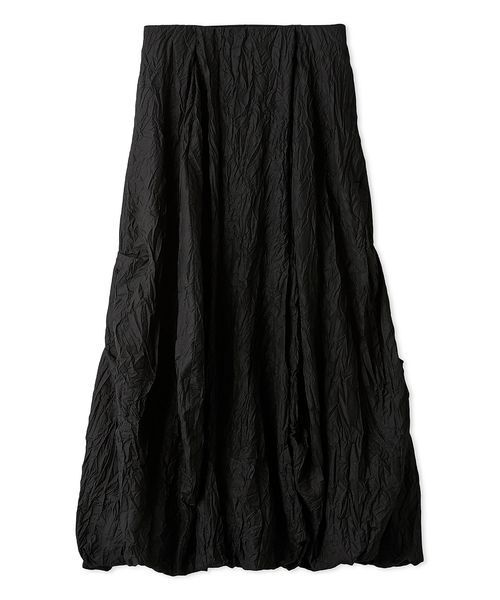 emmi(エミ)の「ワッシャーバルーンスカート(スカート・レディース・ライム/ブラック/オフホワイト・0/1)」の3枚目の写真