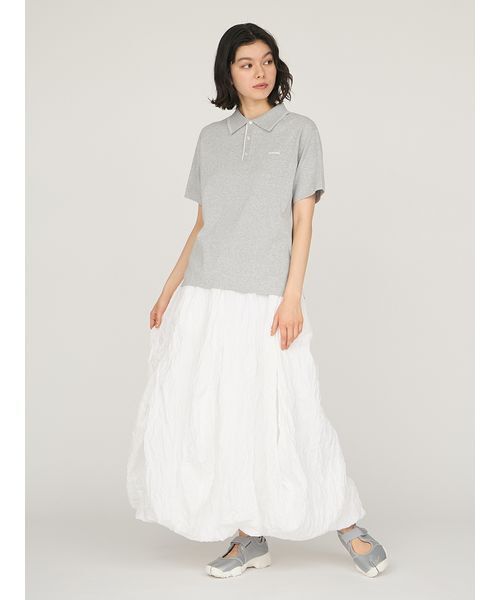 emmi(エミ)の「ワッシャーバルーンスカート(スカート・レディース・ライム/ブラック/オフホワイト・0/1)」の15枚目の写真