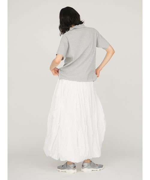 emmi(エミ)の「ワッシャーバルーンスカート(スカート・レディース・ライム/ブラック/オフホワイト・0/1)」の16枚目の写真