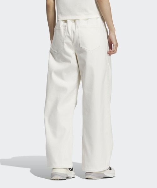 adidas(アディダス)の「STSV デニムパンツ / アディダス adidas(デニムパンツ・レディース・ホワイト/ブルー/ブラック・XX-LARGE/X-SMALL/SMALL/X-LARGE/MEDIUM/LARGE)」の4枚目の写真