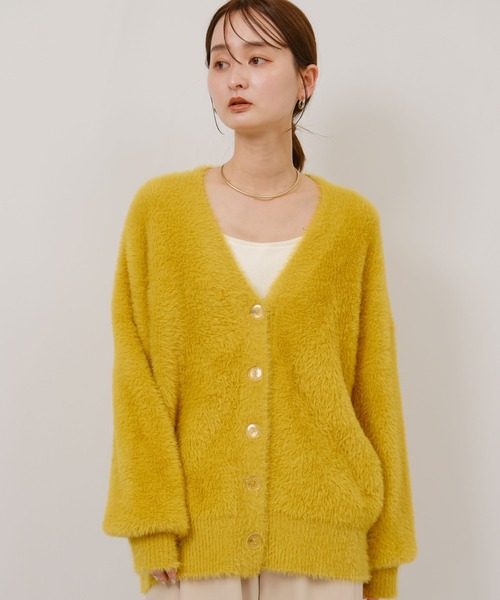 フェザーヤーンカーディガン Palm Riche│Eimee Law & LHELBIE 公式