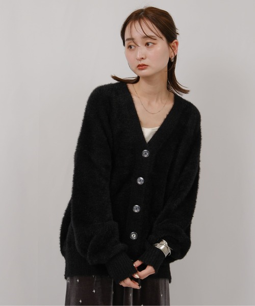 セール】フェザーヤーンカーディガン（カーディガン/ボレロ）｜Palm