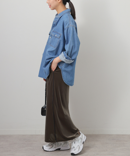 ジャーナルスタンダード レリューム（JOURNAL STANDARD relume）/ベロアコードライントラックスカート セール】ベロアコードライントラックスカート（スカート）｜JOURNAL