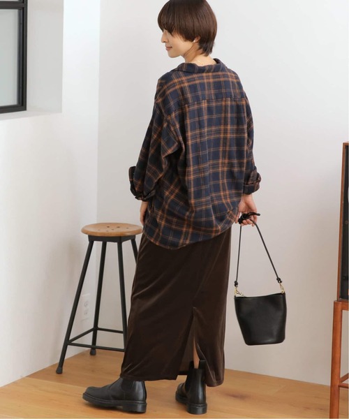 セール】ベロアコードライントラックスカート（スカート）｜JOURNAL