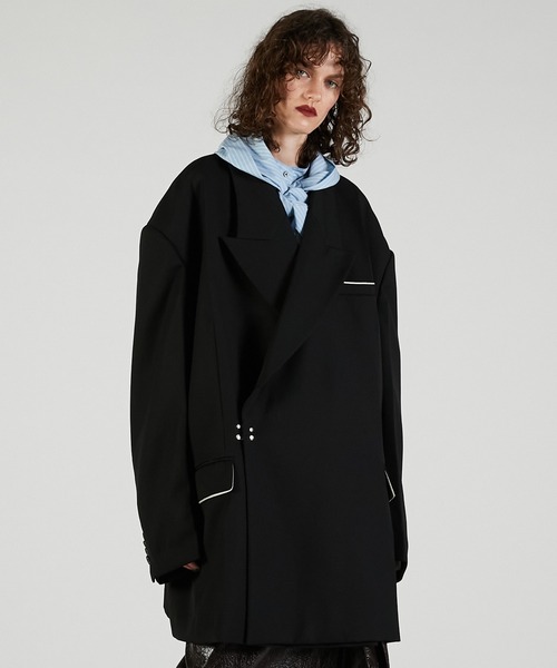 PRANK PROJECT(プランクプロジェクト)の「スーパービッグジャケット / Super big jacket(テーラードジャケット・レディース・ブラック/カーキ/グレー・FREE)」の10枚目の写真