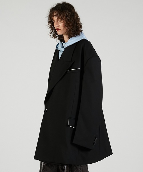 PRANK PROJECT(プランクプロジェクト)の「スーパービッグジャケット / Super big jacket(テーラードジャケット・レディース・ブラック/カーキ/グレー・FREE)」の11枚目の写真